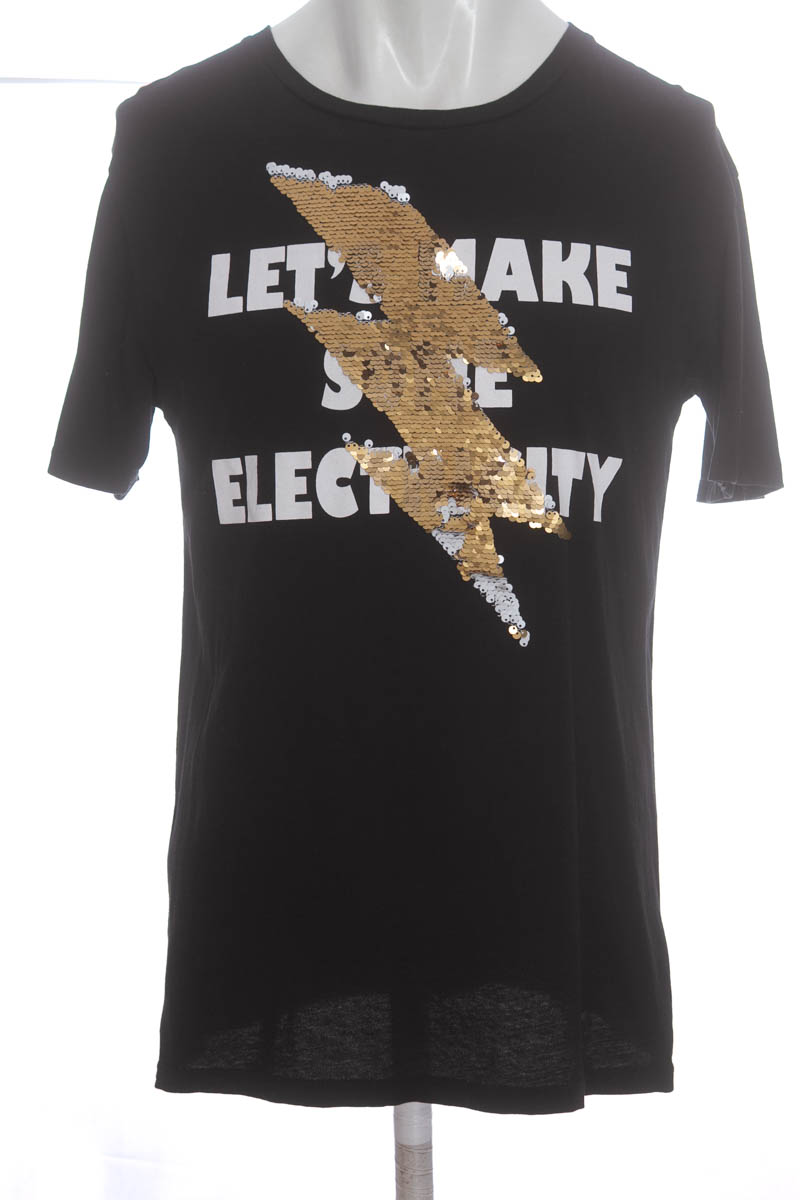 Camiseta color Negro - Zara