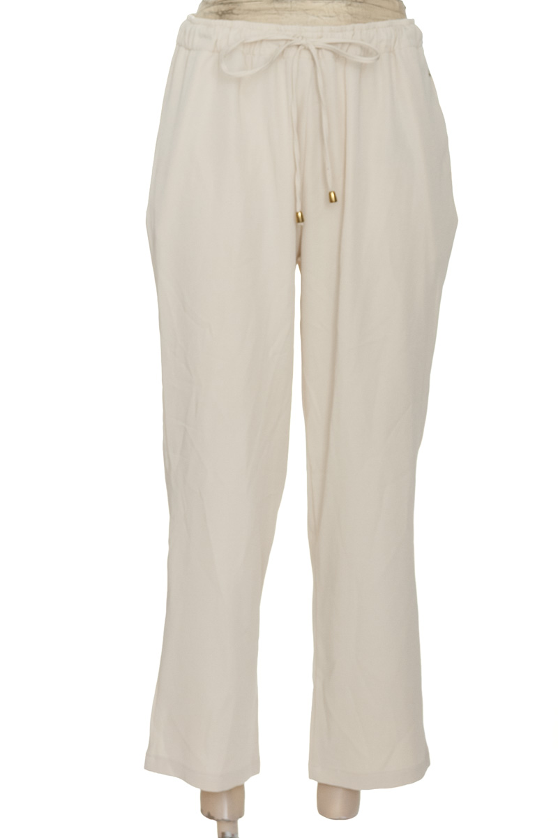 Pantalones color Beige - Plica
