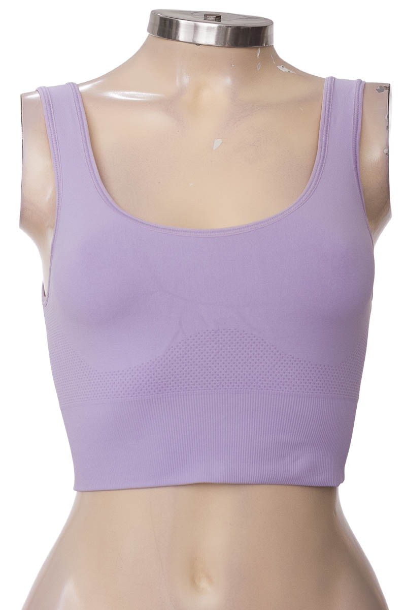 Ropa Deportiva / Salida de Baño color Lila - Punto Blanco