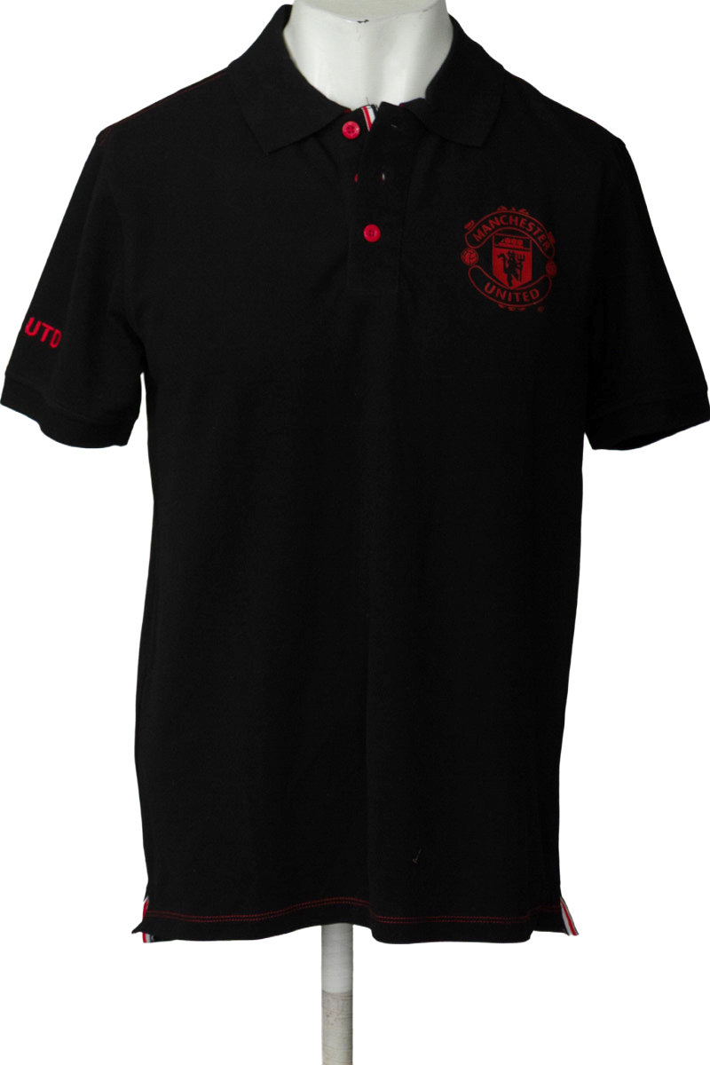 Polo color Negro - Manchester United