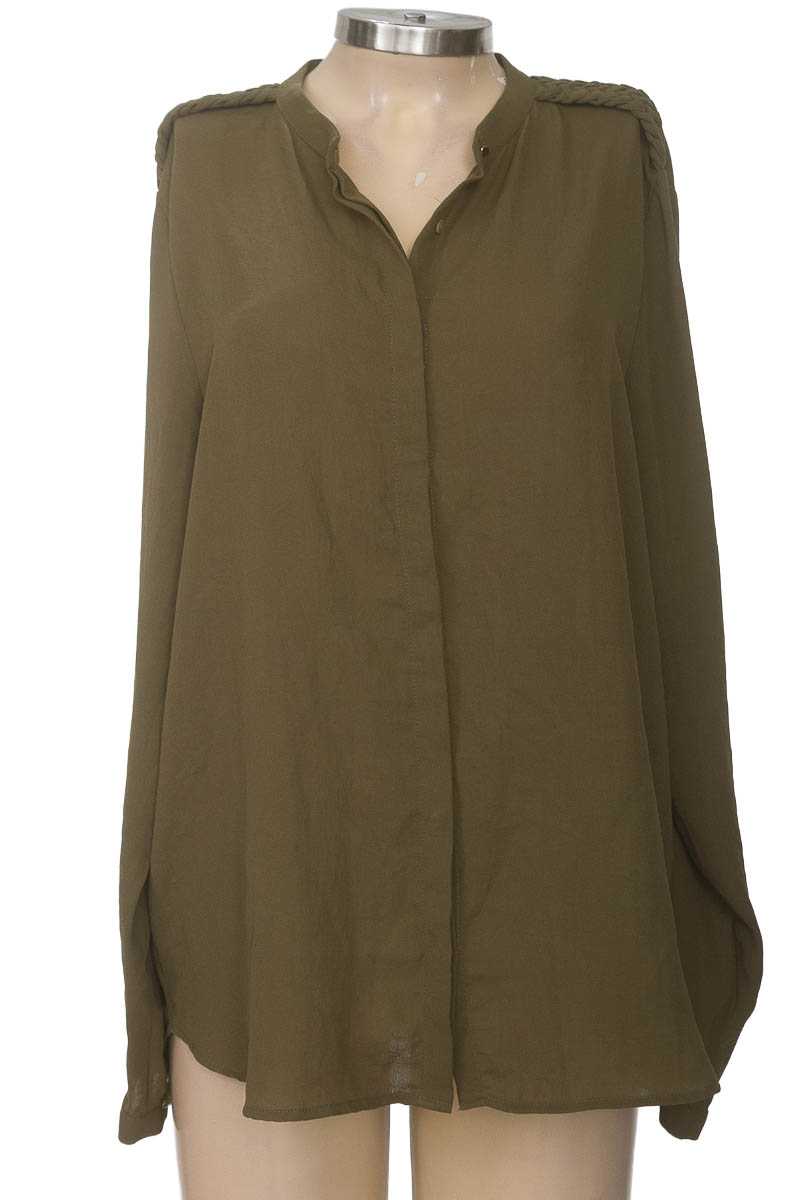 Blusa color Verde - Zara