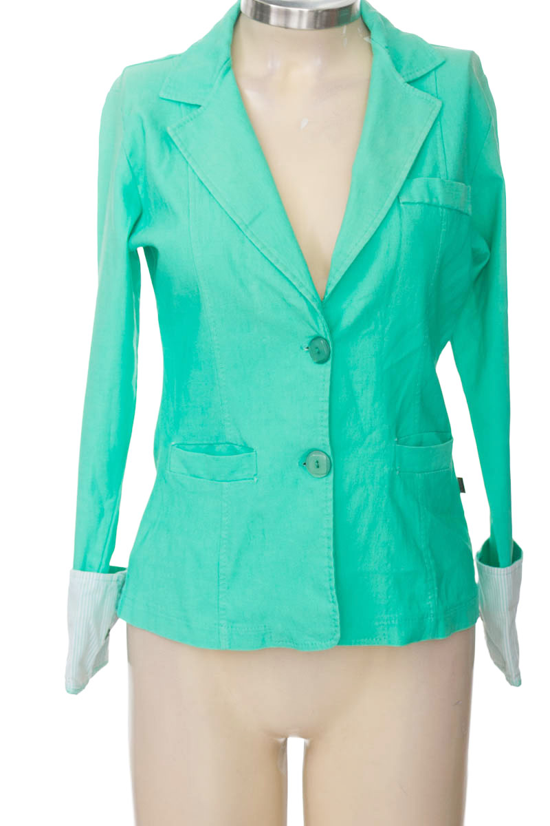 Chaqueta / Abrigo color Aguamarina - Nogath