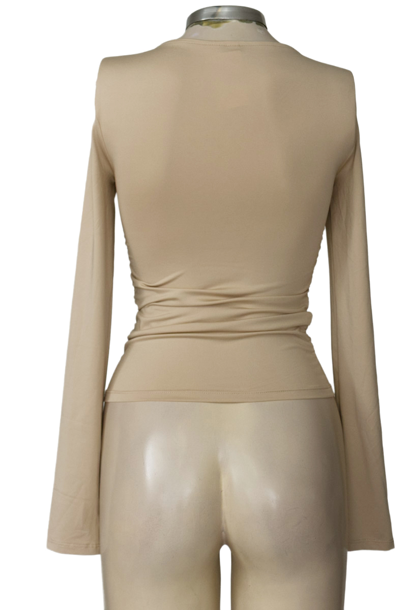 Top / Camiseta color Beige - Divided by H&M