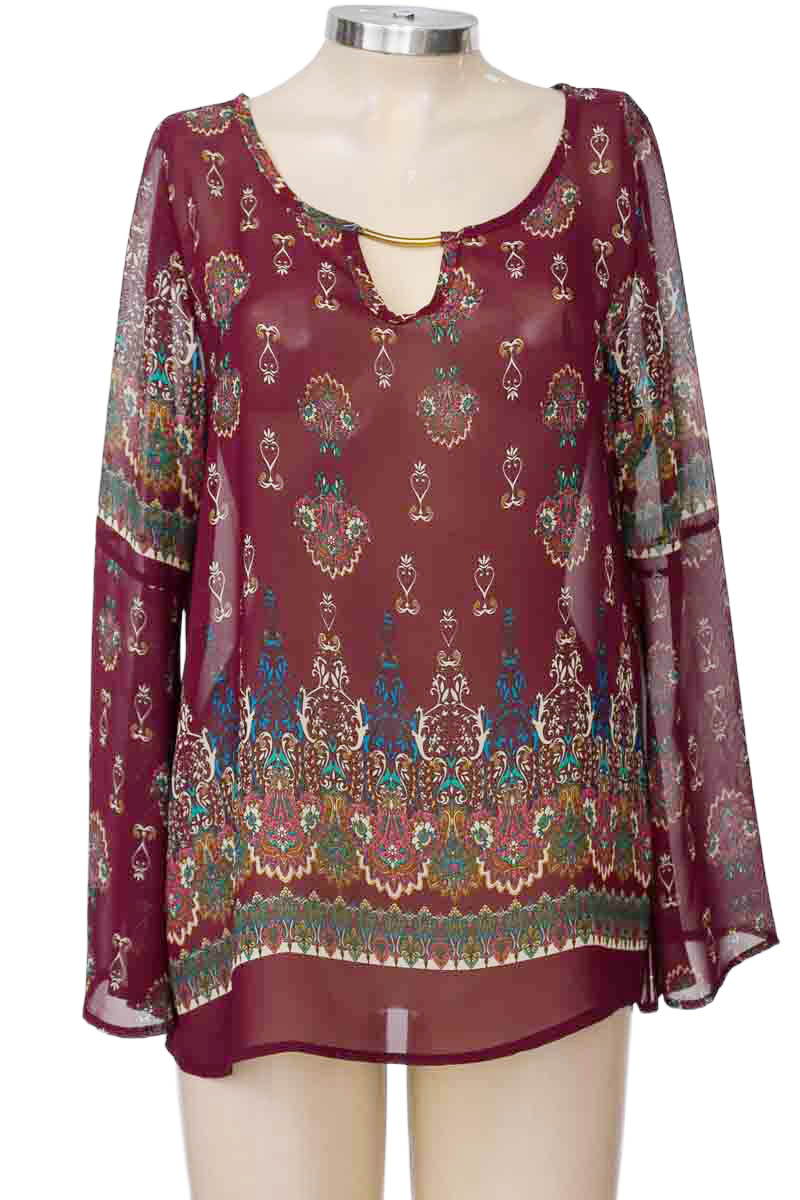 Blusa color Vinotinto - Papaya