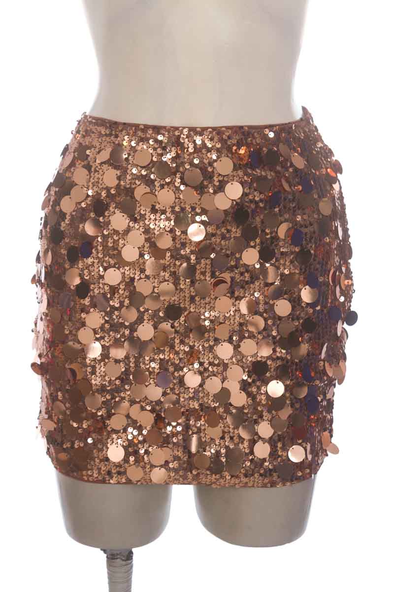 Falda color Café - Shein