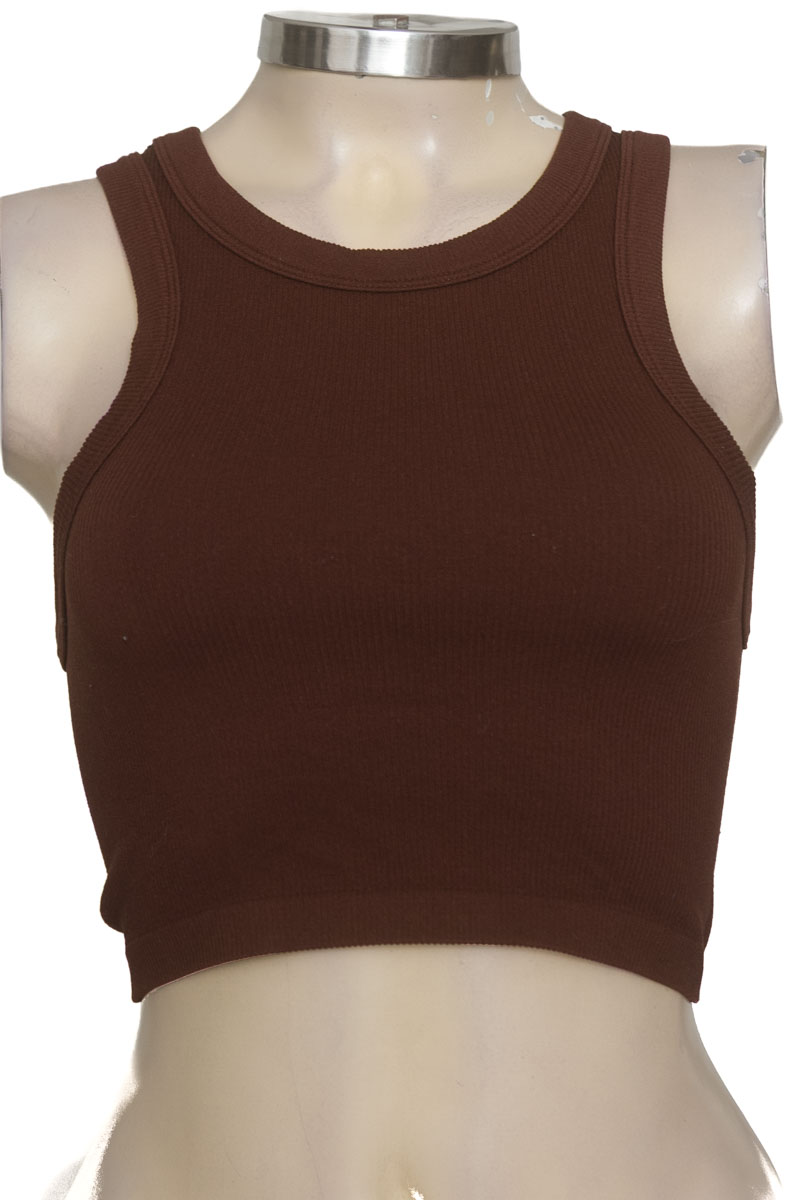 Top / Camiseta color Café - Divided by H&M