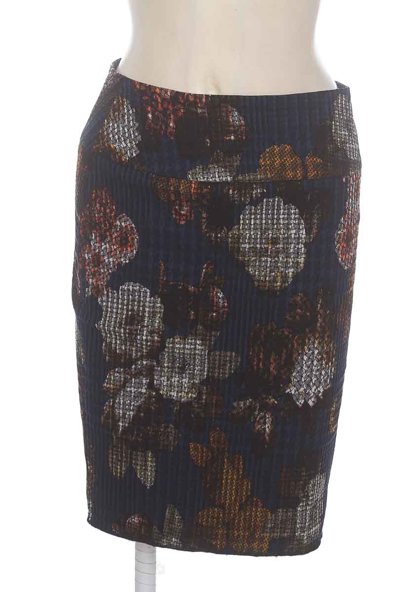 Falda color Azul - Betina Spitz
