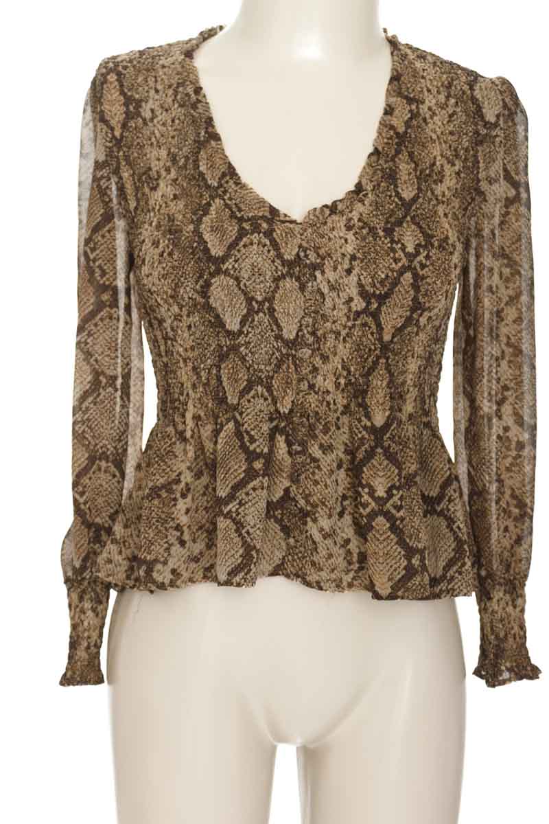 Blusa color Estampado - Zara