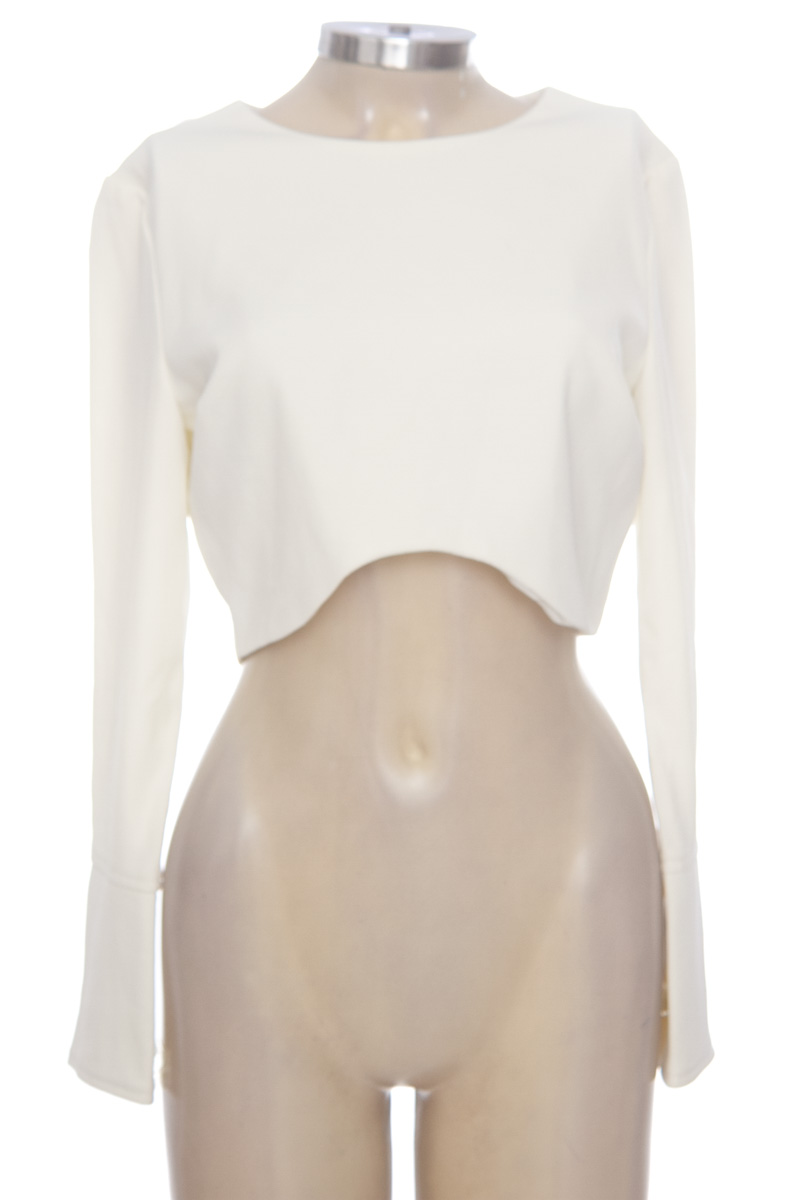 Blusa color Blanco - Intrigue Couture