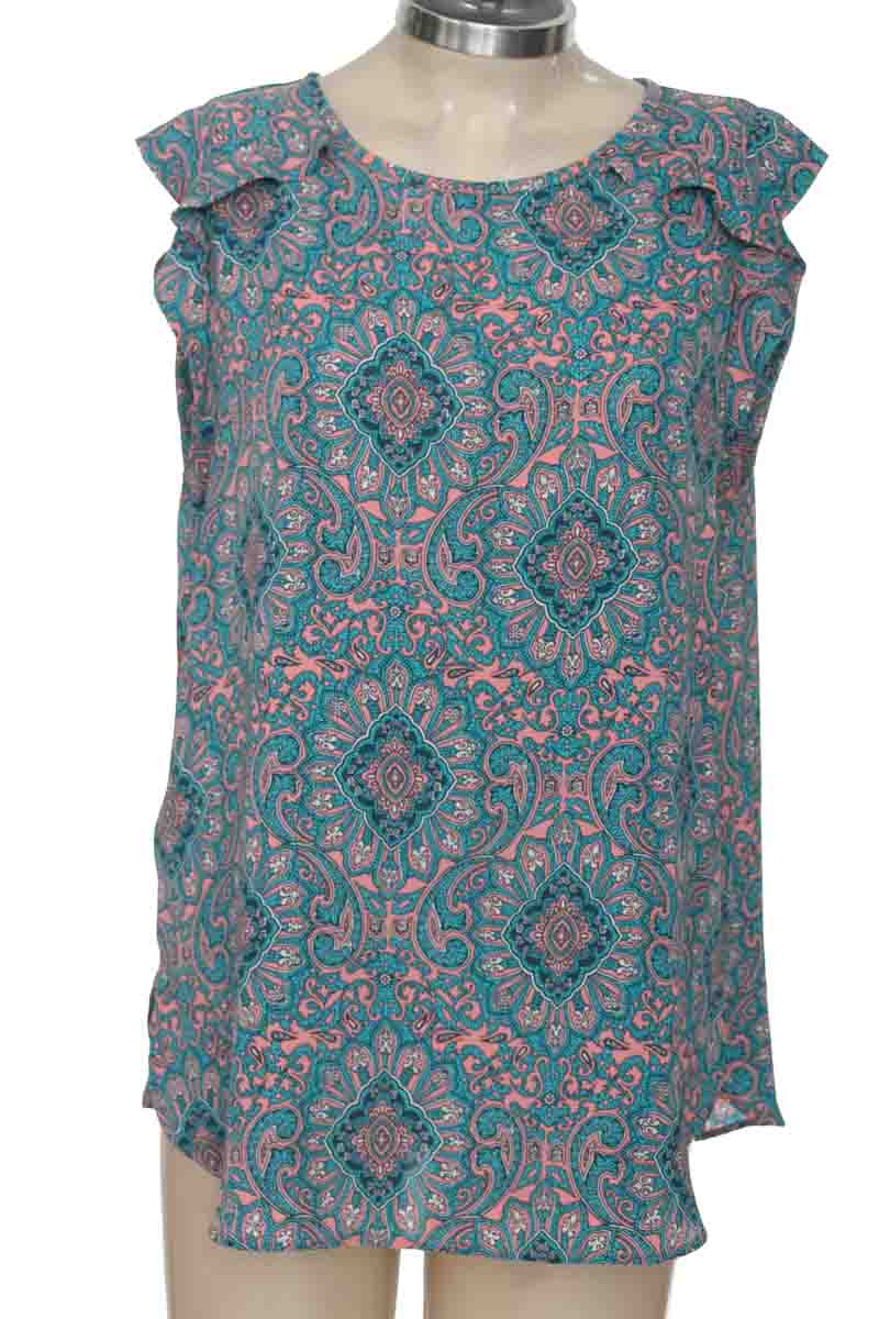 Top / Camiseta color Aguamarina - Ann Taylor