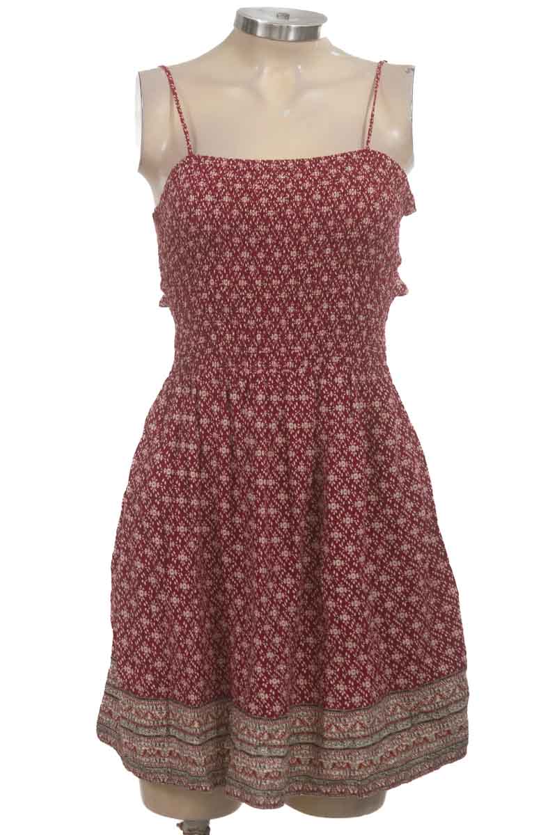 Vestido / Enterizo color Vinotinto - Wrenched