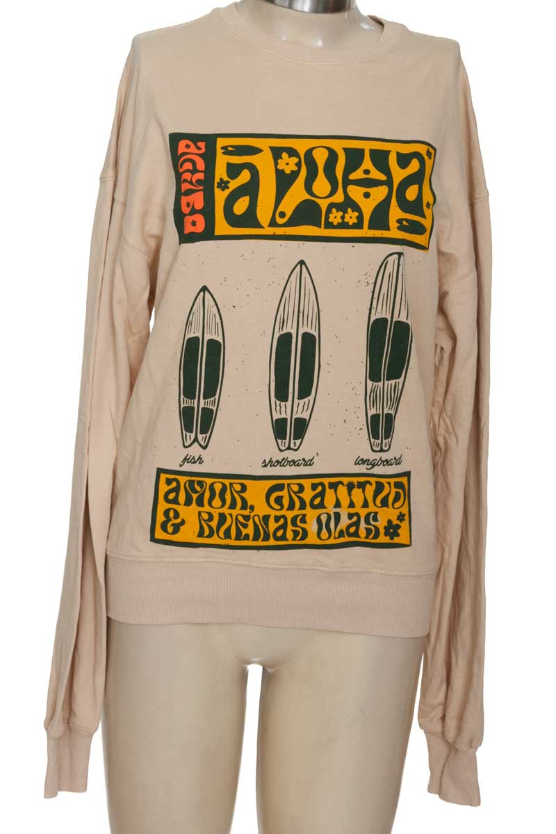 Sweater color Beige - Agybo