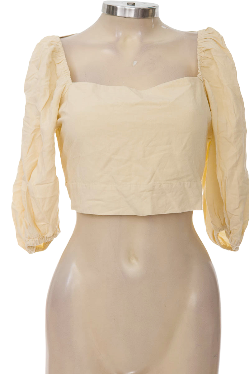 Top / Camiseta color Beige - NAF NAF