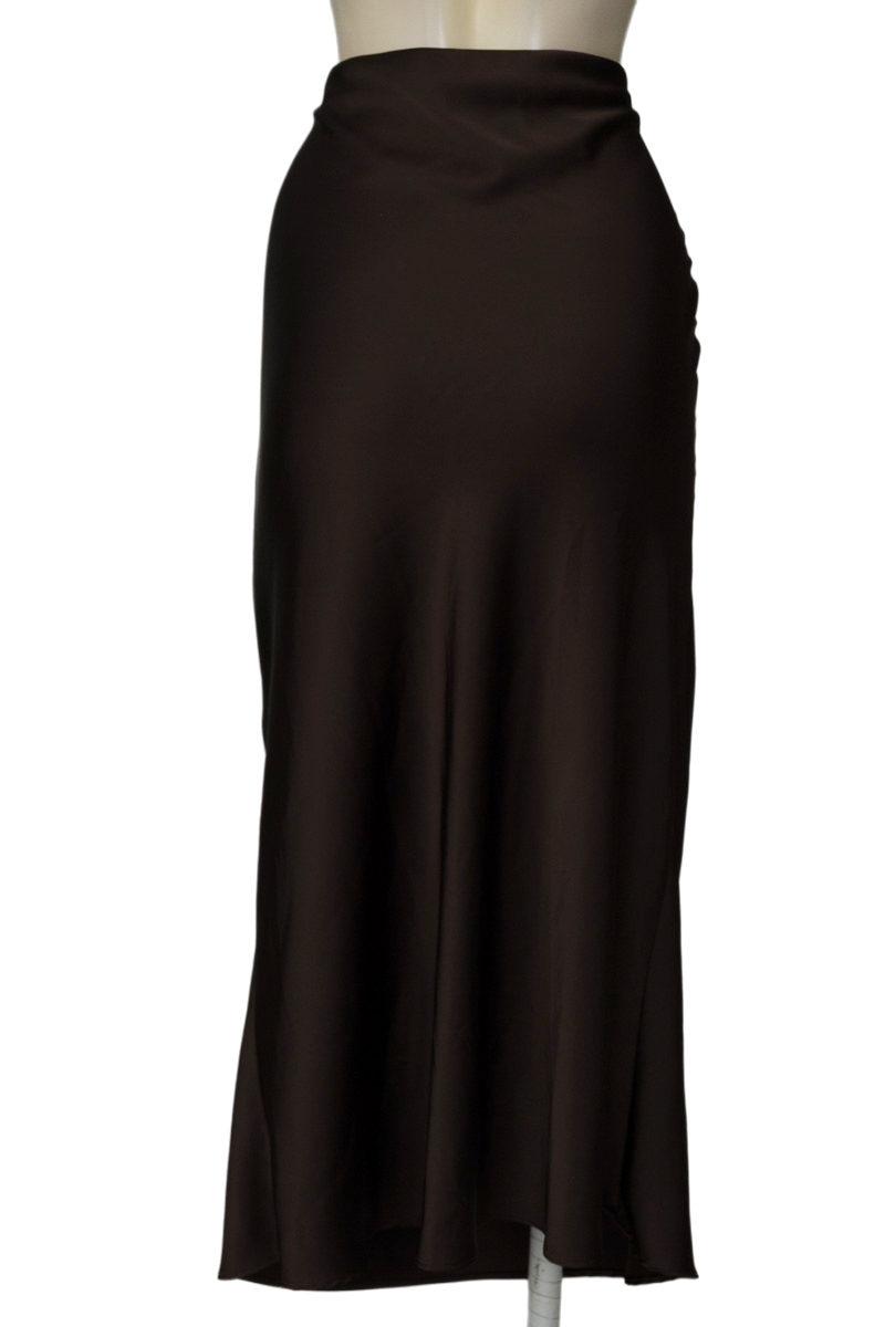 Falda color Café - Zara