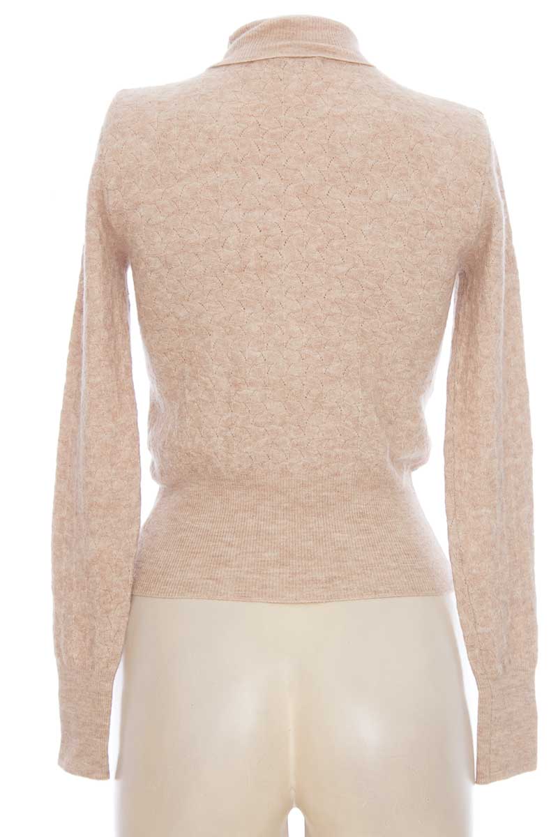 Pull en maille épaisse avec col zippé - Beige clair - FEMME | H&M FR