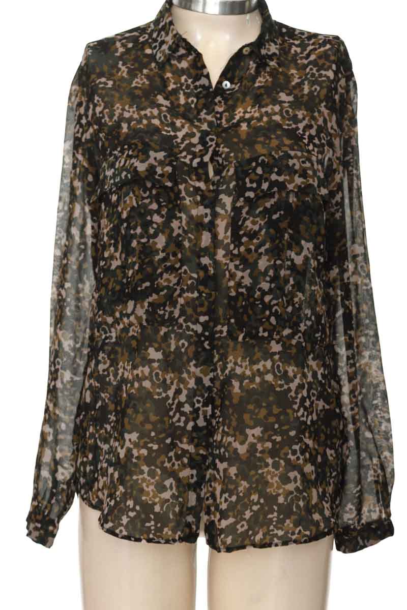 Blusa color Estampado - Zara