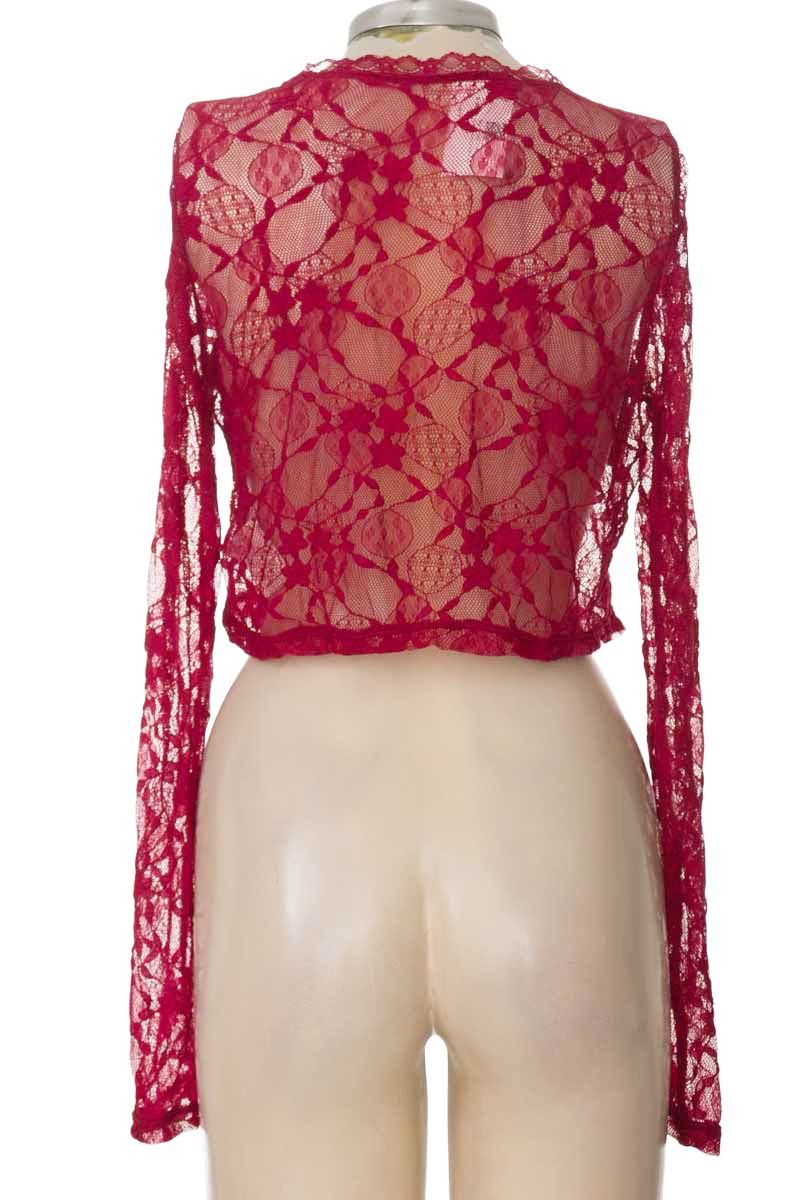 Top / Camiseta color Vinotinto - Shein