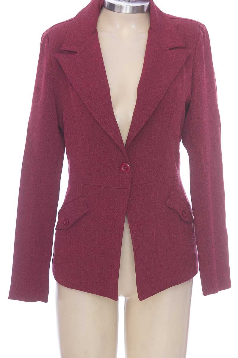 Chaqueta / Abrigo color Vinotinto - Beso de Coco