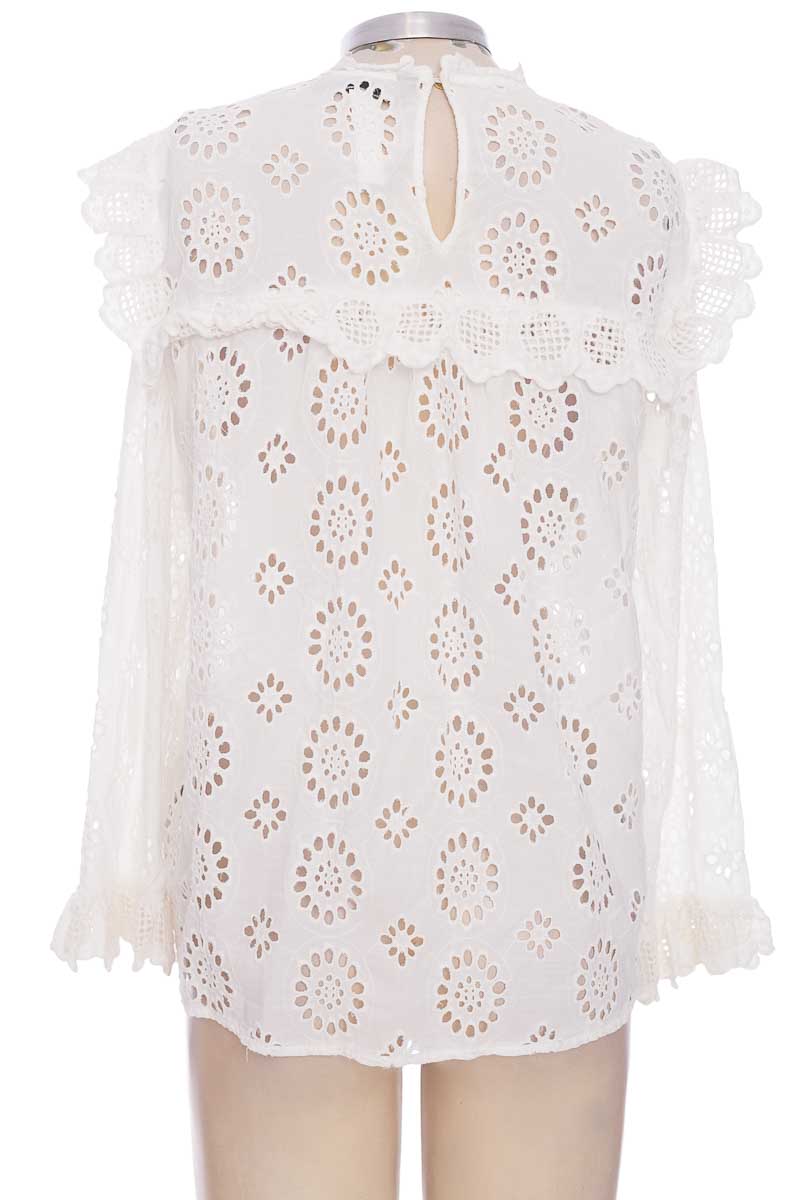 Veste Zara Bleue à Franges - Taille M - Longueur Hanche - Occasion Très Bon état