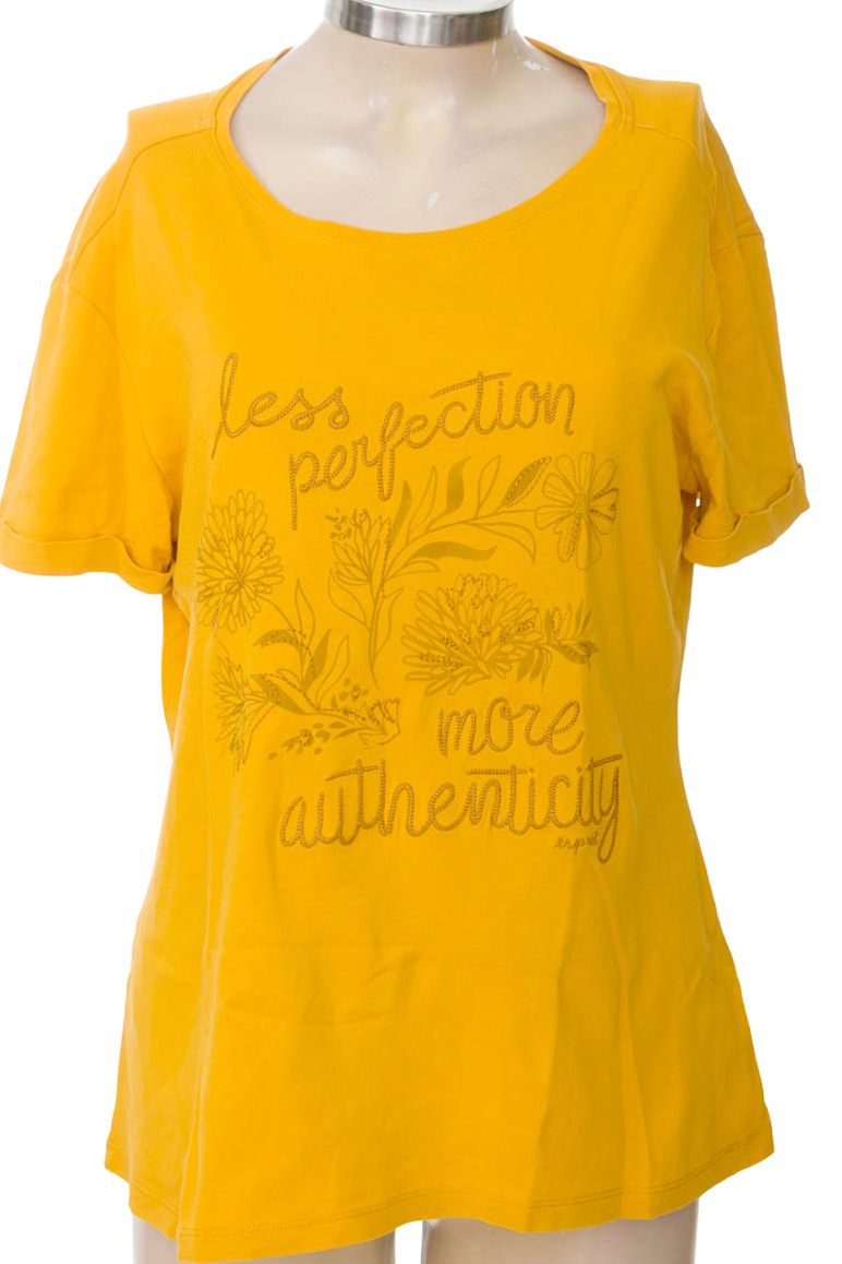 Top / Camiseta color Mostaza - Esprit
