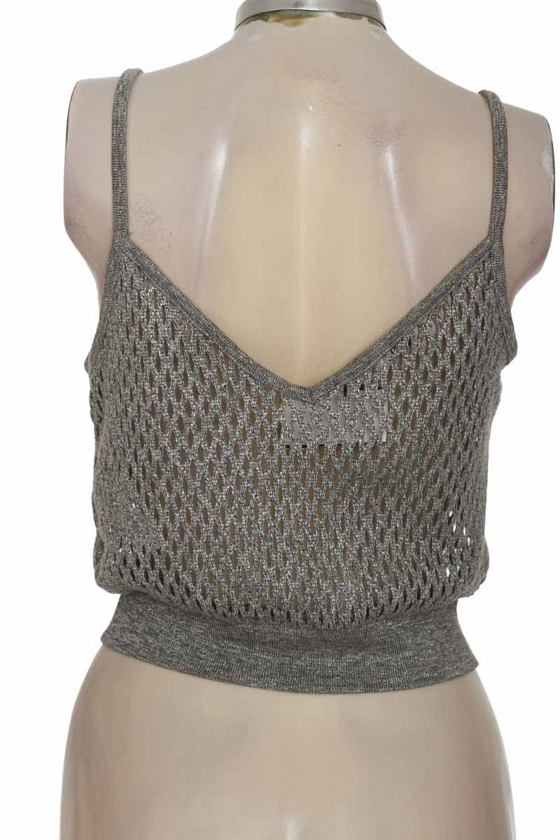 Top / Camiseta color Plateado - Zara