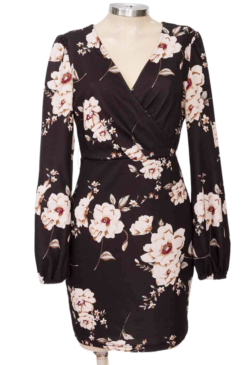 Vestido / Enterizo color Negro - Celeste