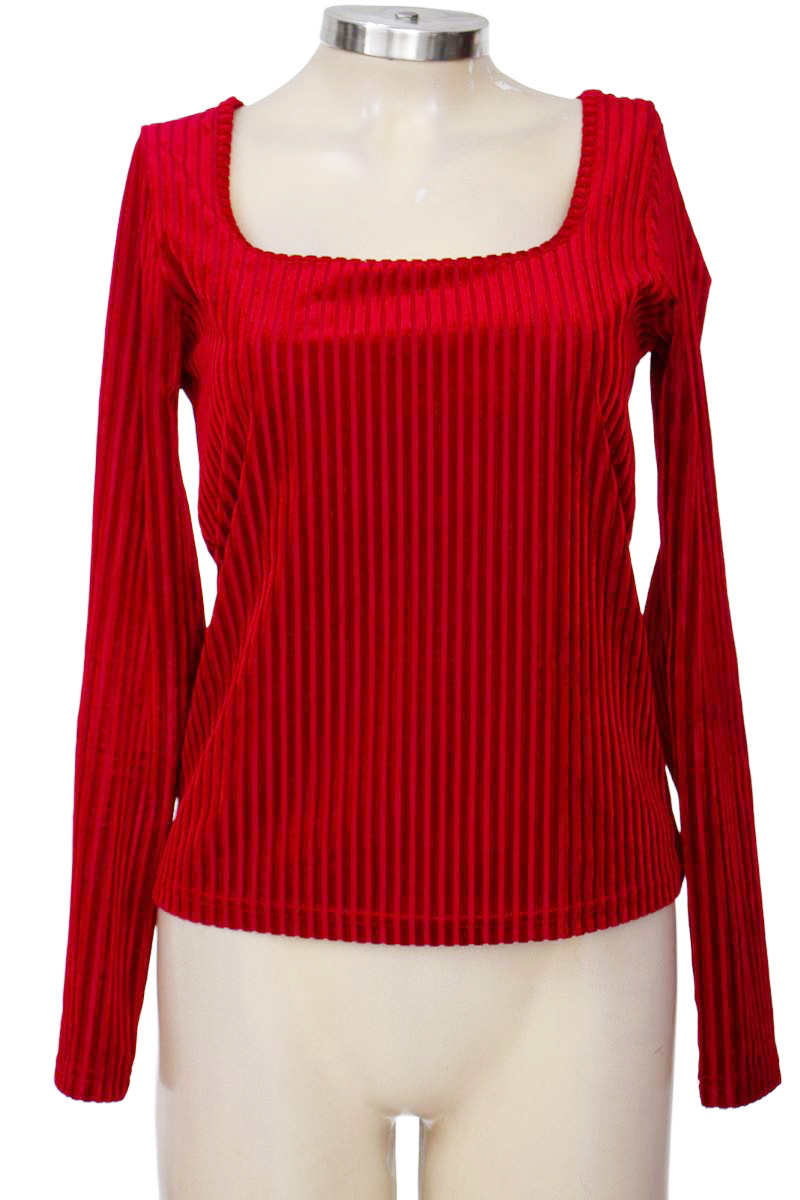 Top / Camiseta color Vinotinto - Shein