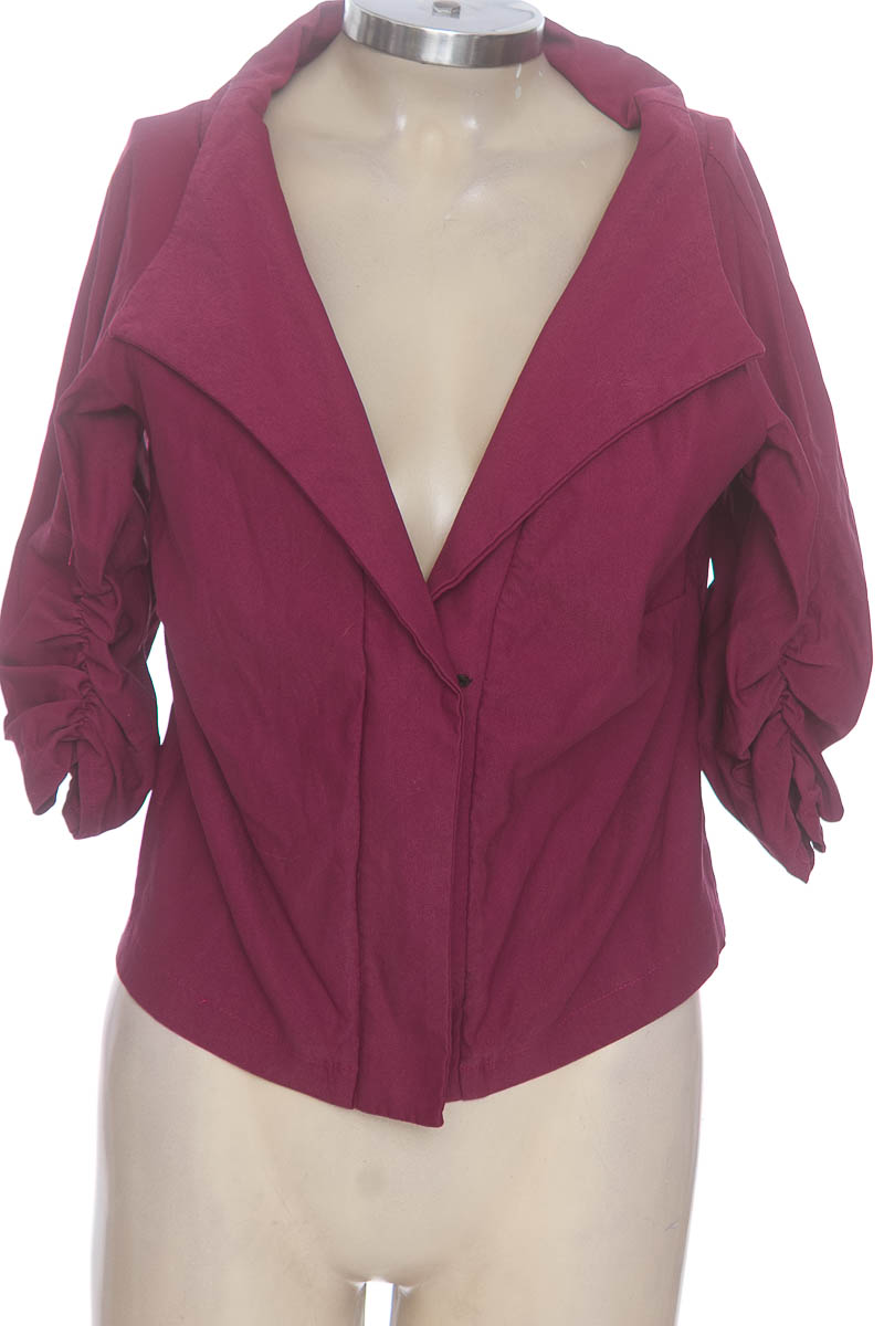 Chaqueta / Abrigo color Vinotinto - Juanita Gordillo