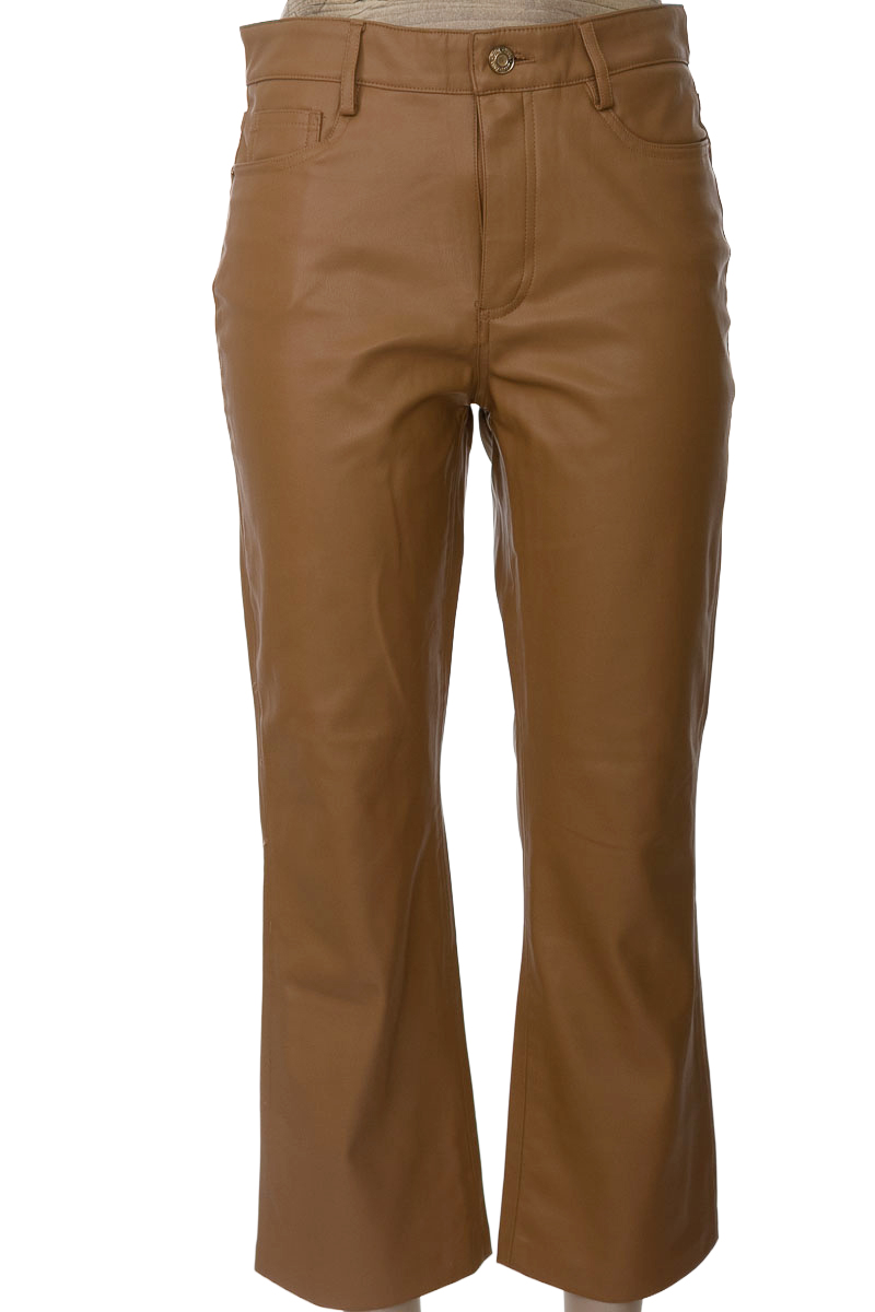 Pantalones color Café - Zara