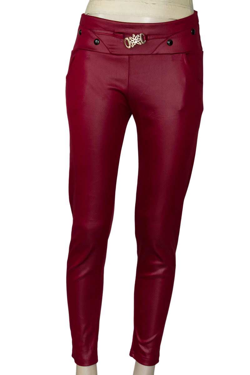 Pantalones color Vinotinto - Closeando