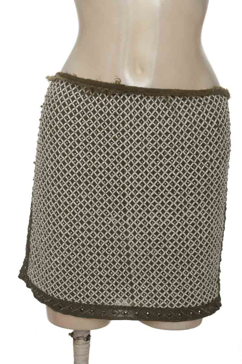 Falda color Verde - Zara