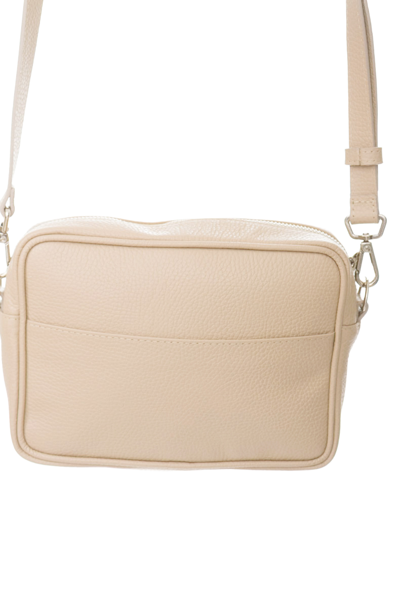 Cartera / Bolso / Monedero color Beige - Huitaca leather