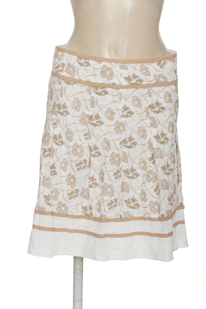 Falda color Blanco - Ann Taylor