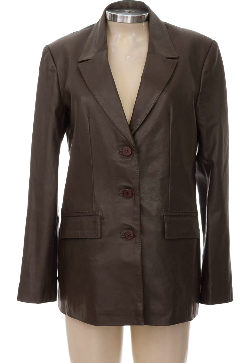 Chaqueta / Abrigo color Café - Kasual Moda En Cuero