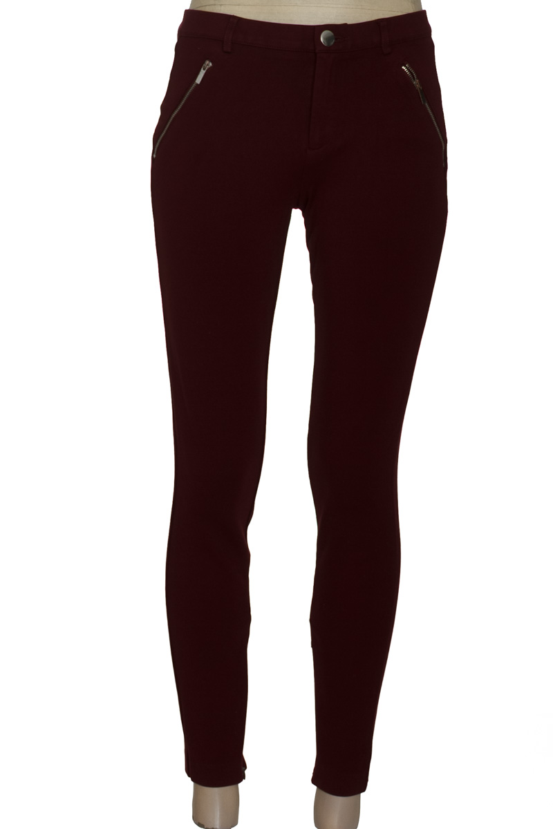 Pantalones color Vinotinto - Trafaluc