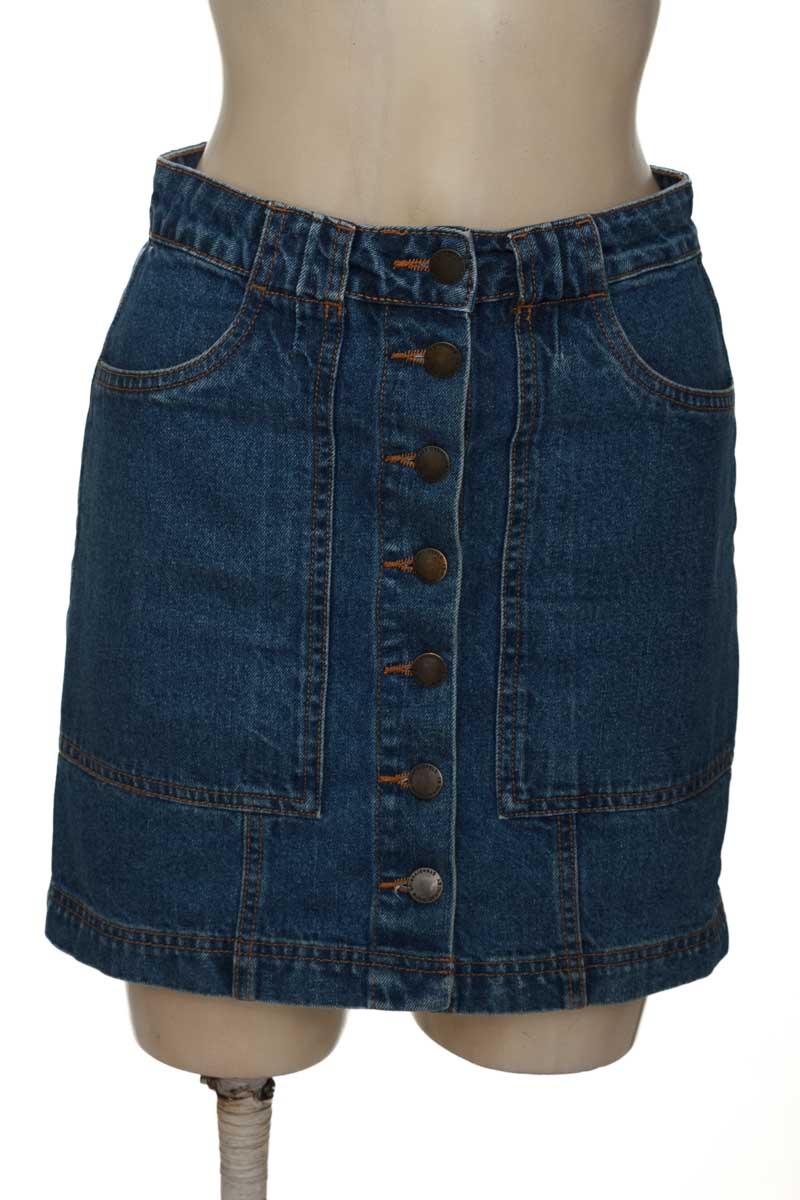 Falda color Azul - Stradivarius