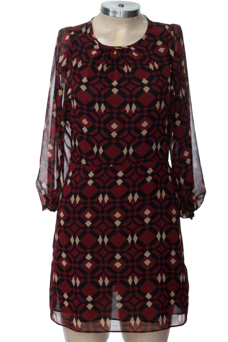 Vestido / Enterizo color Vinotinto - Zara
