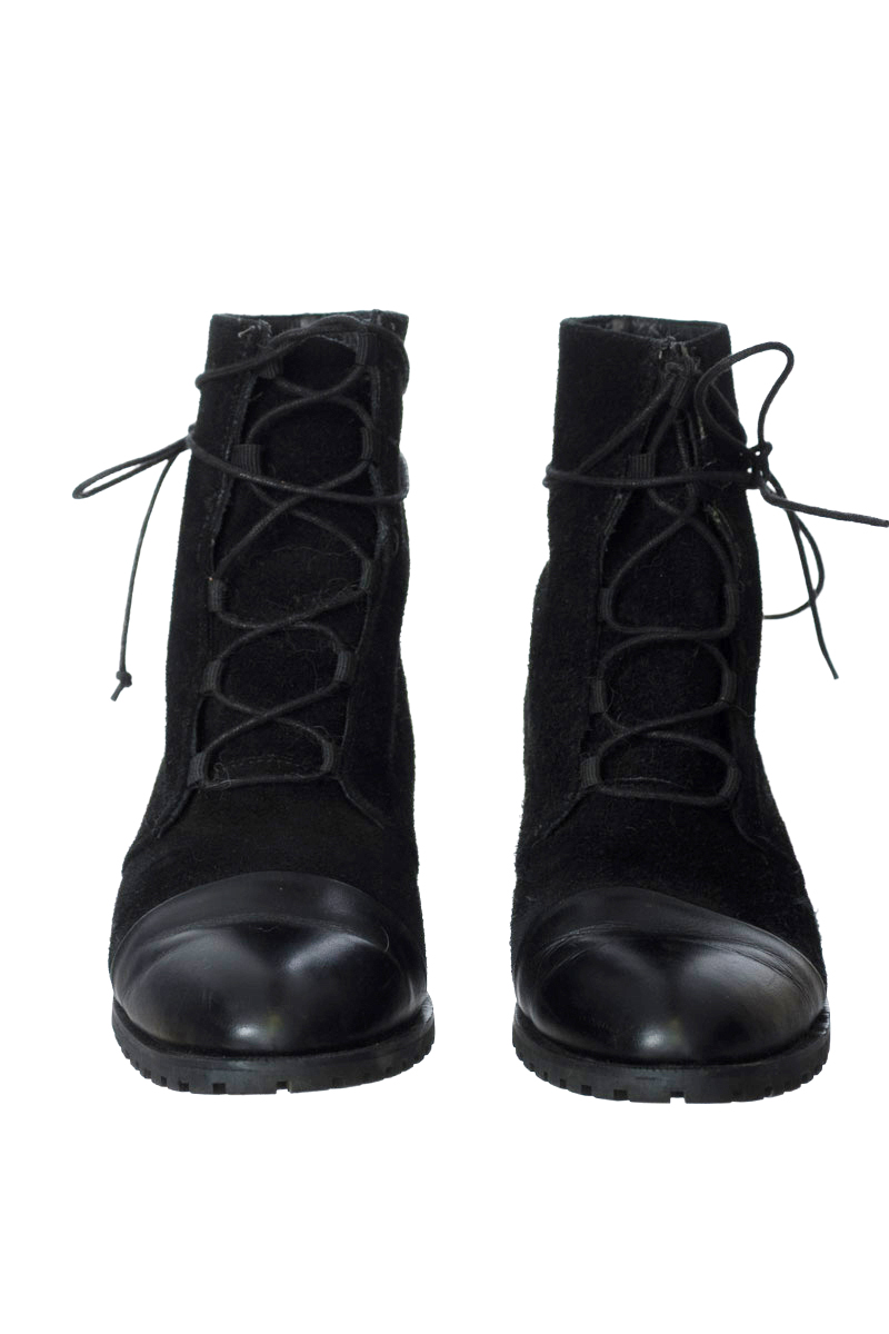 Zapatos color Negro - Azul Primaveral