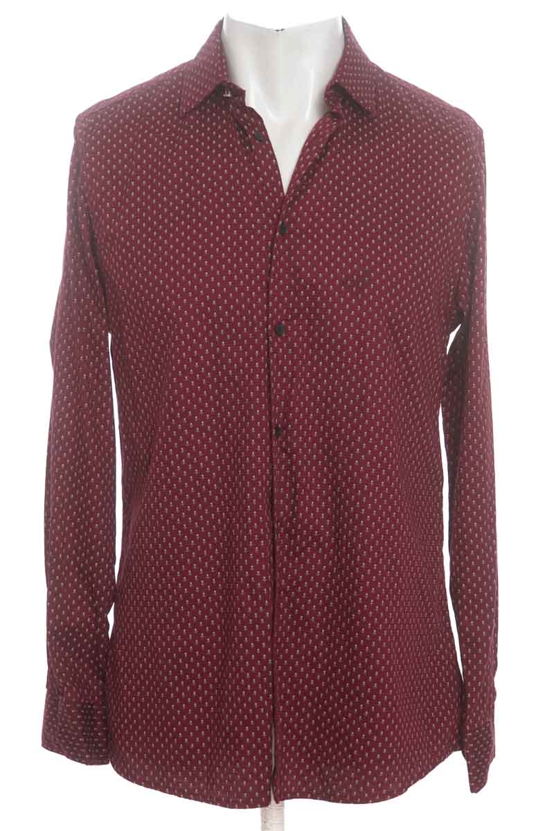 Camisa color Vinotinto - Zara