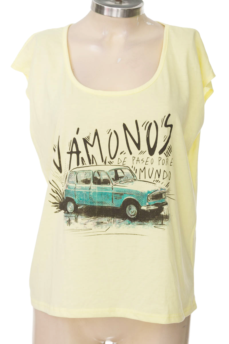 Top / Camiseta color Amarillo - Pacifika