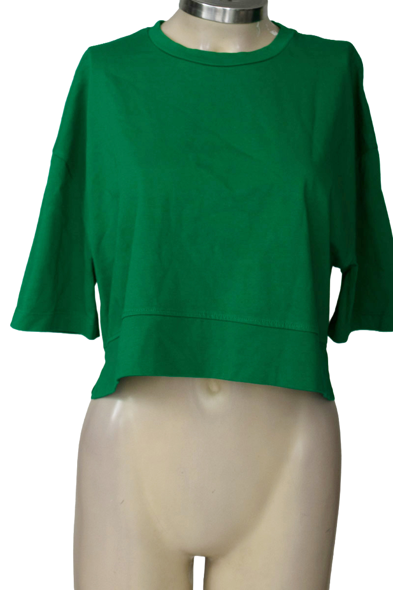 Top / Camiseta color Verde - Zara