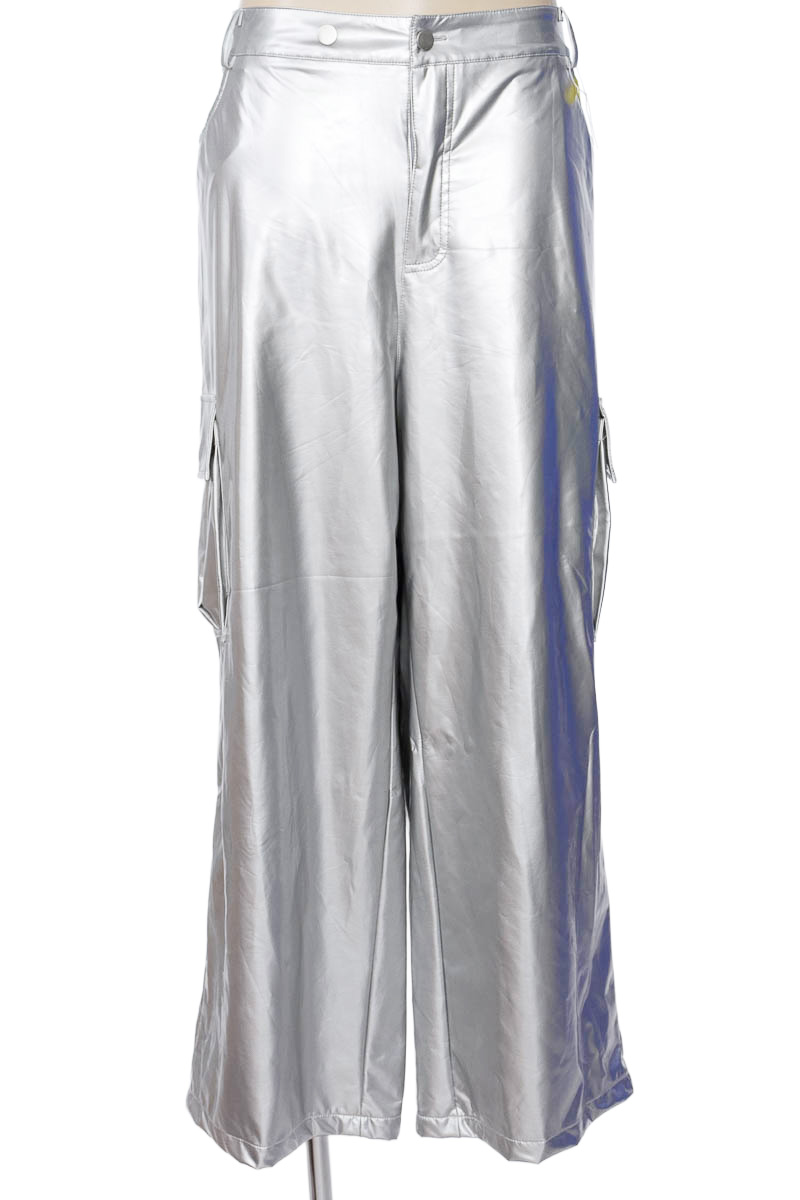 Pantalones color Plateado - Shein