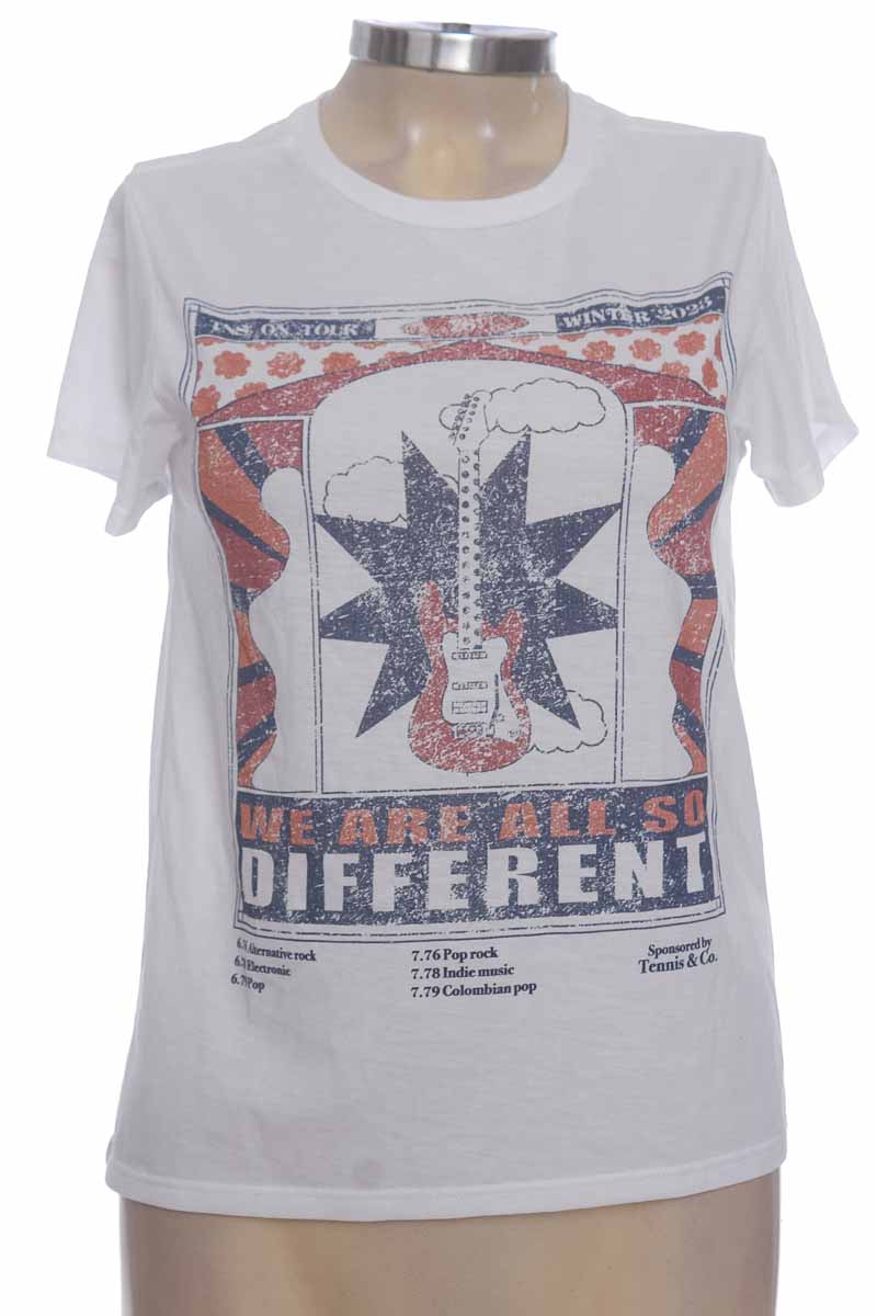 Top / Camiseta color Blanco - Tennis