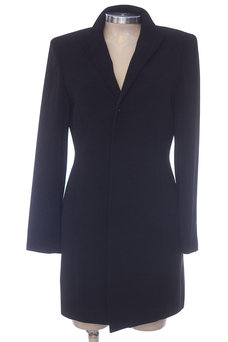 Veste Noire Sur Mesure Kasper - Passepoil Satin - Taille 10 - Neuf Sans étiquettes