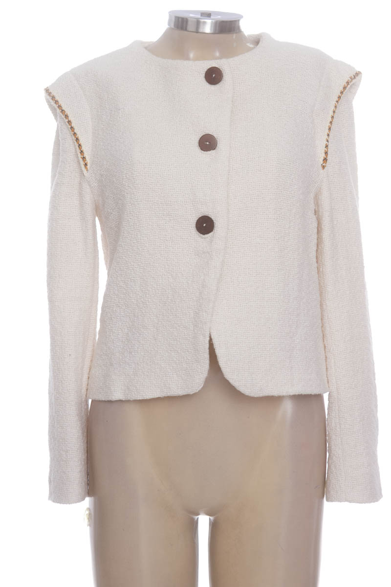 Chaqueta / Abrigo color Blanco - Zara
