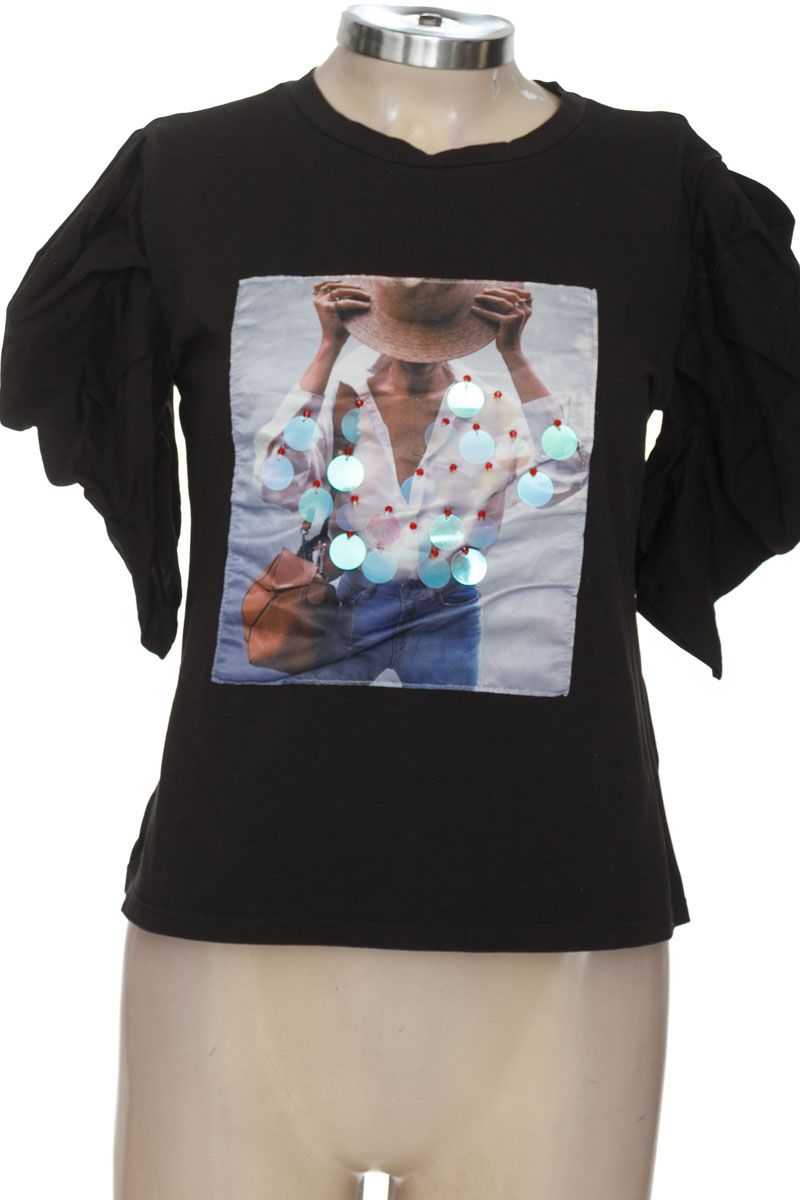 Top / Camiseta color Negro - Mauve
