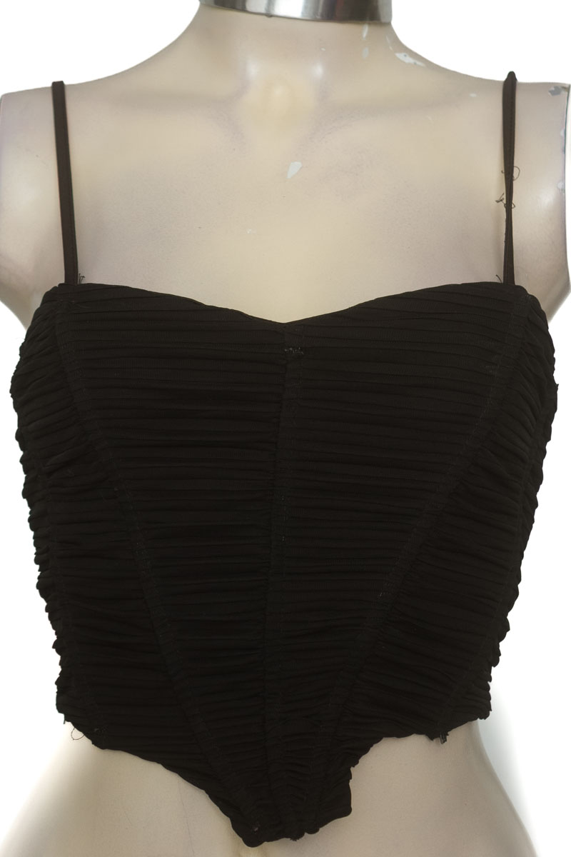 Top / Camiseta color Negro - Bershka