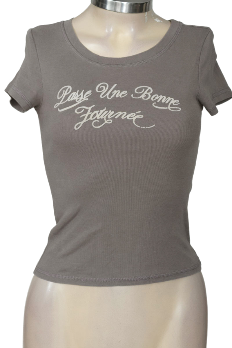 Top / Camiseta color Gris - Divided by H&M