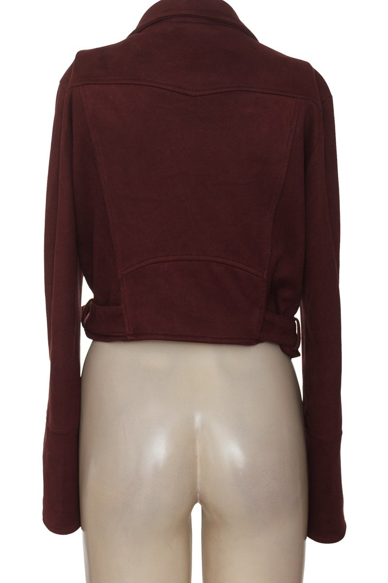Chaqueta / Abrigo color Vinotinto - Pull & Bear
