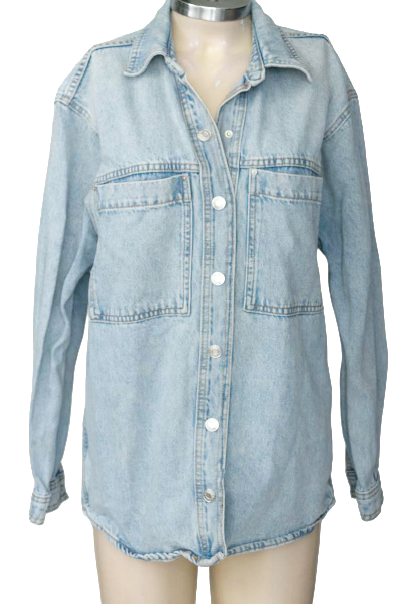 Chaqueta / Abrigo color Azul - MNG